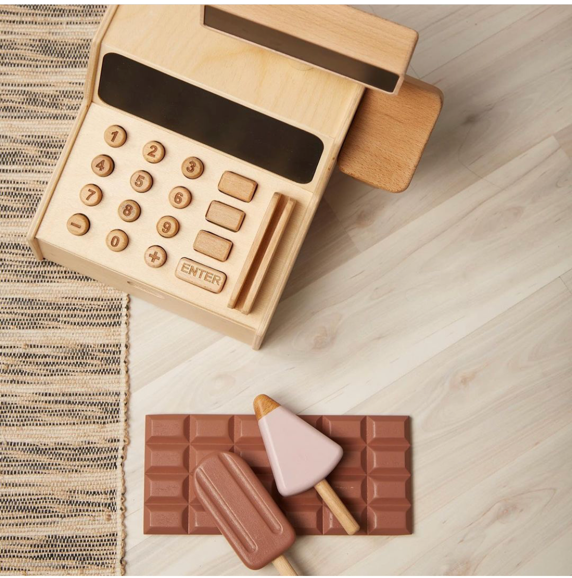 Wooden Cash Register