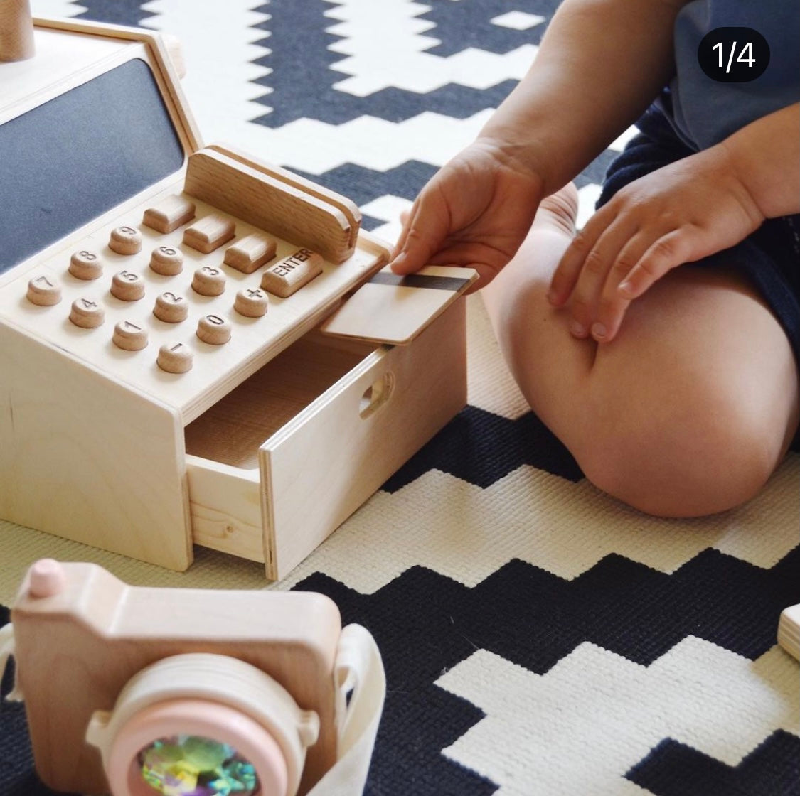 Wooden Cash Register